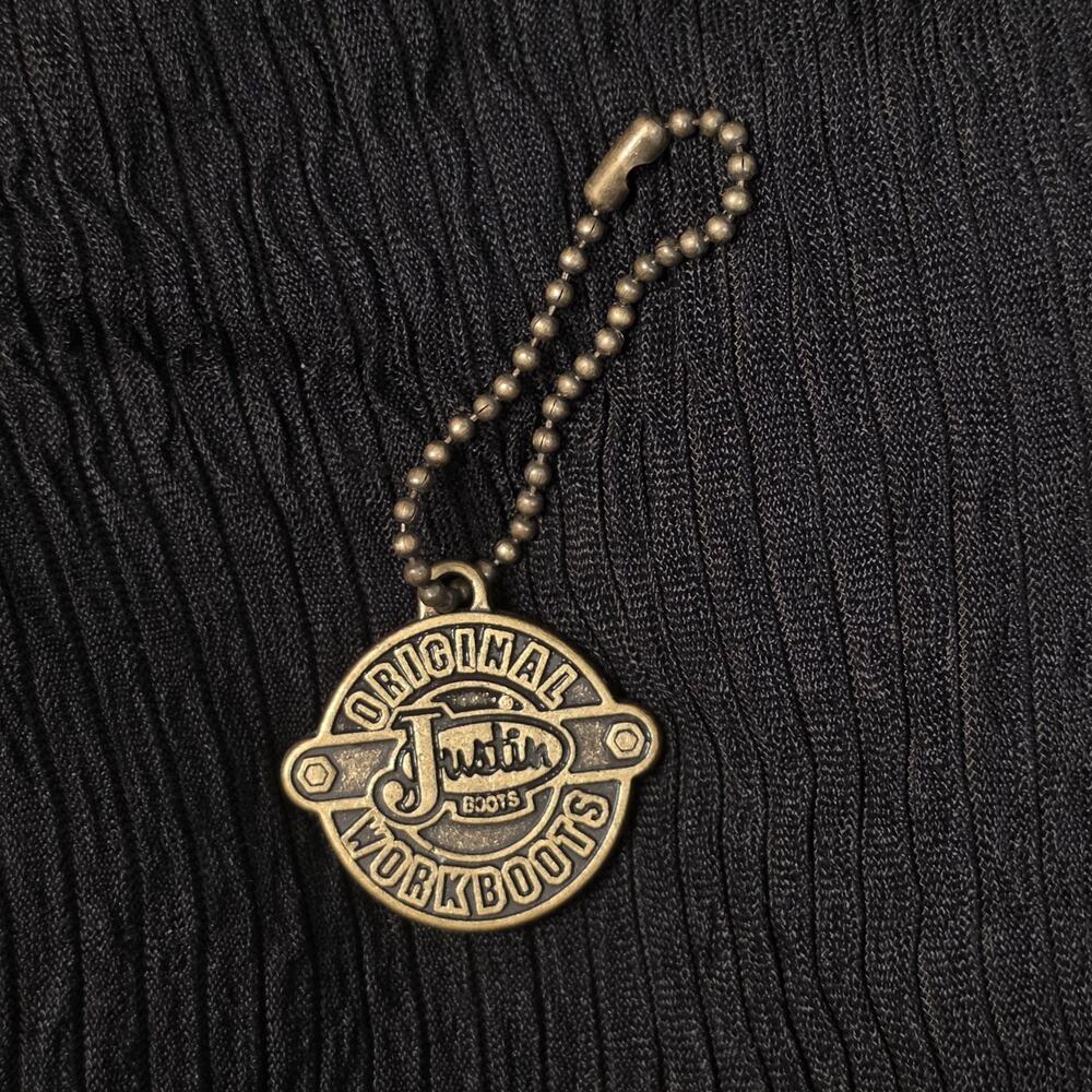 Justin Boots Keychain Original Work Boots Western Cowboy